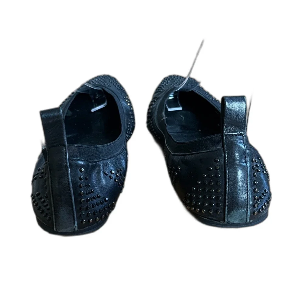 See By Chloe Black Studded Ballet Flat Slip On Shoes   Women's Size EU 39 US 8.5